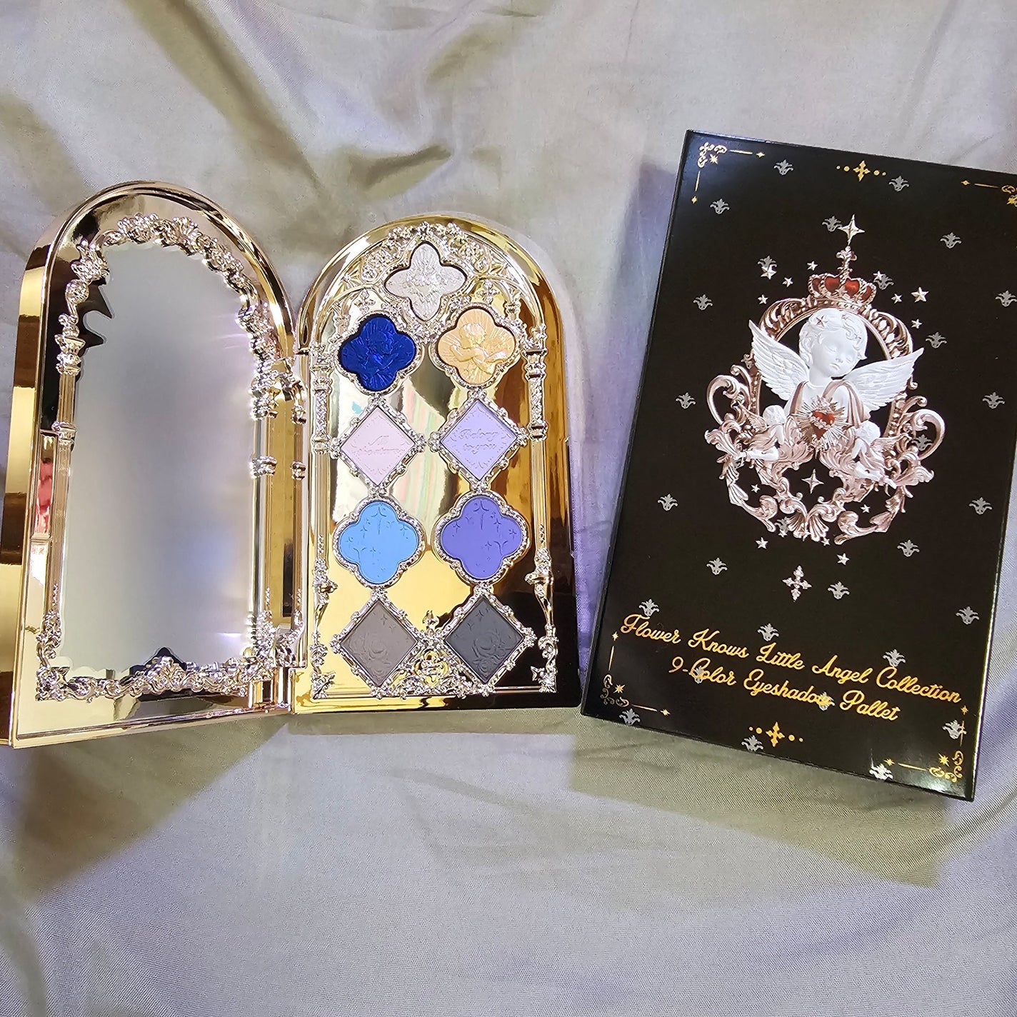 フラワーノーズスワンバレエシリーズ アイシャドウパレット/FlowerKnows/アイシャドウパレットを使ったクチコミ(9枚目)