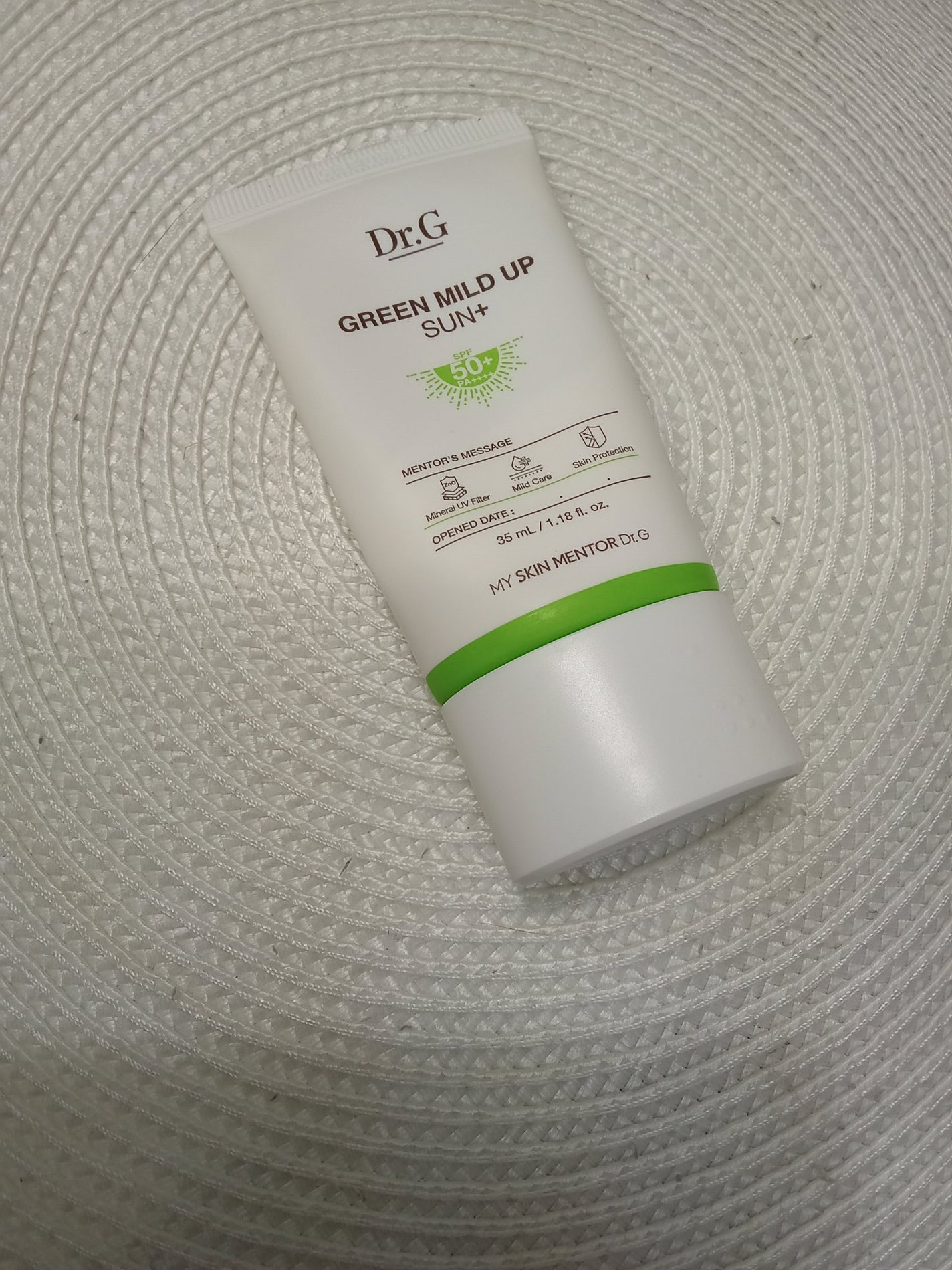 グリーンマイルドアップサンプラス/Dr.G/日焼け止めクリームを使ったクチコミ(1枚目)