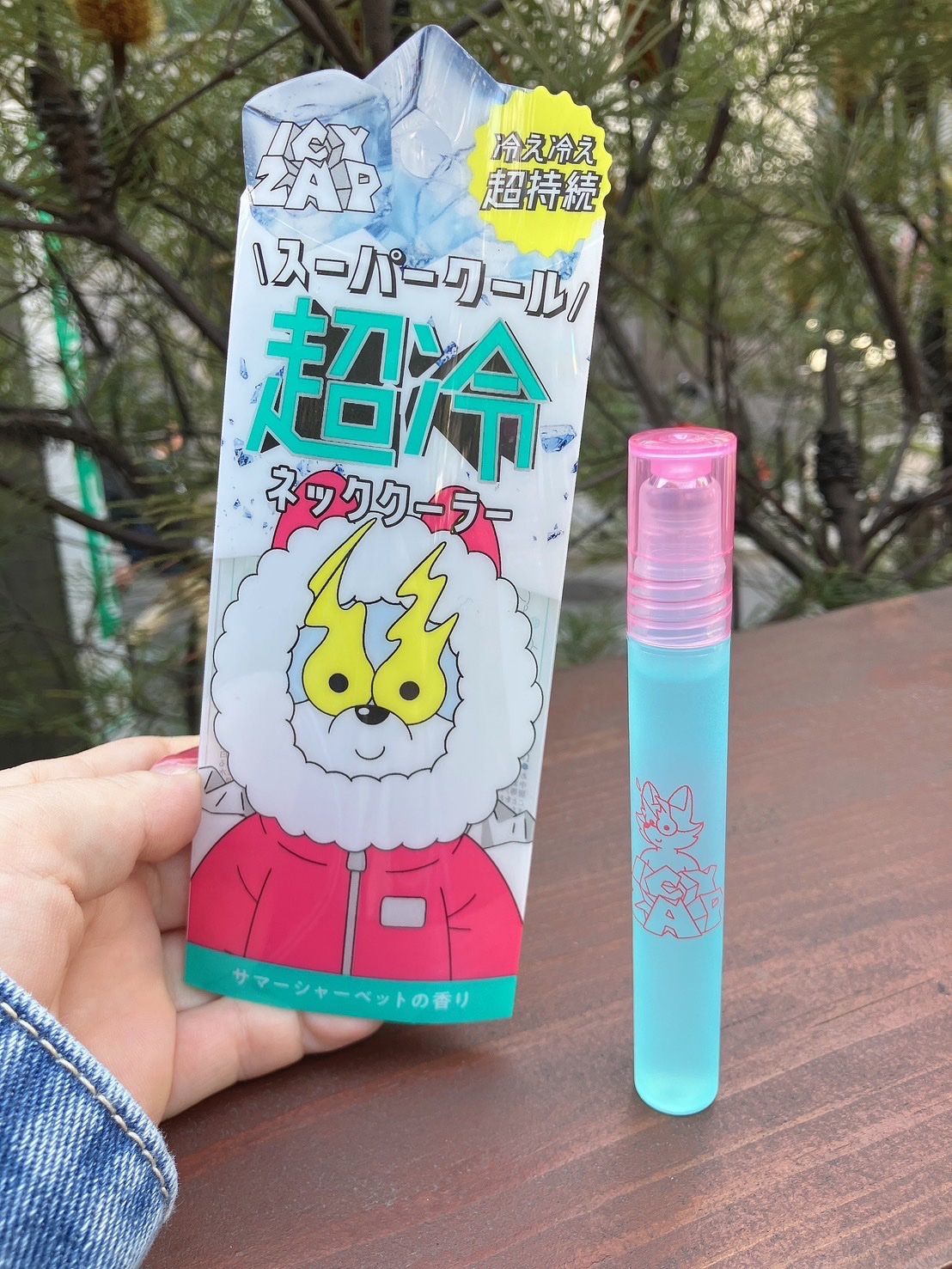 ネッククーラー サマーシャーベットの香り/ICY ZAP/デオドラント・制汗剤を使ったクチコミ（1枚目）