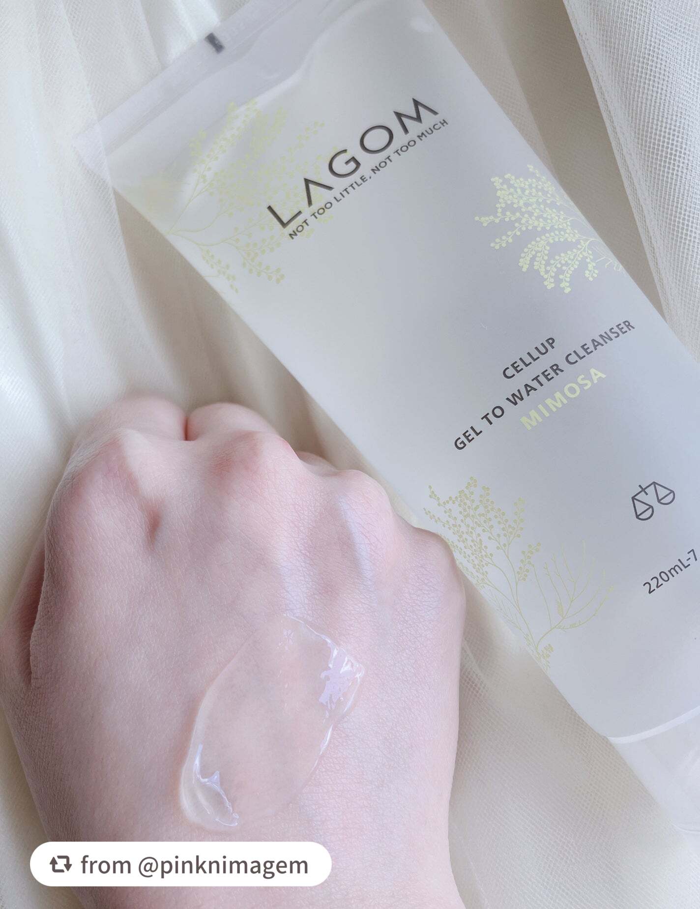 ジェルトゥウォーター クレンザー (MI)/LAGOM /その他洗顔料を使ったクチコミ(3枚目)