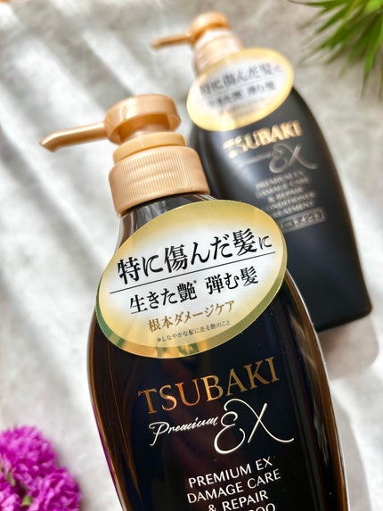 TSUBAKI プレミアムEX ダメージケア&リペア シャンプー/コンディショナートリートメント/TSUBAKI/シャンプー・コンディショナーを使ったクチコミ(5枚目)