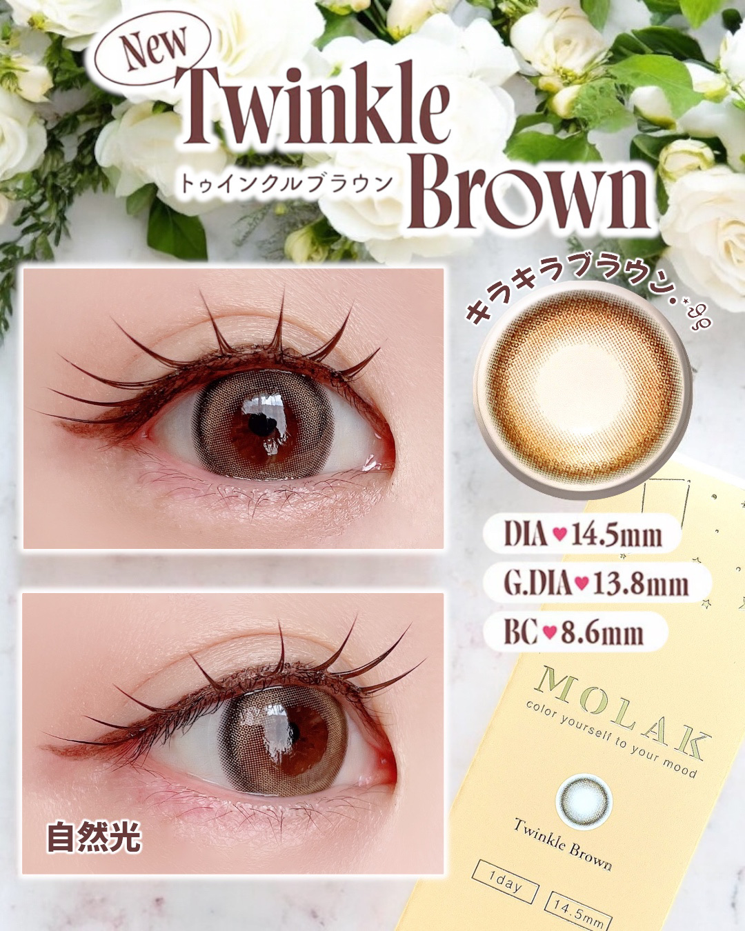 MOLAK 1day/MOLAK/ワンデー（１DAY）カラコンを使ったクチコミ（2枚目）