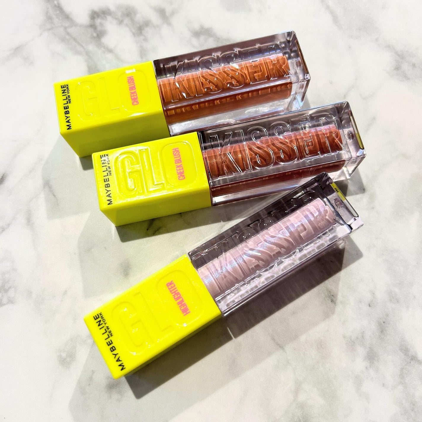 グローキッサー チークブラッシュ/グローキッサー ハイライター/MAYBELLINE NEW YORK/リキッドチークを使ったクチコミ(9枚目)