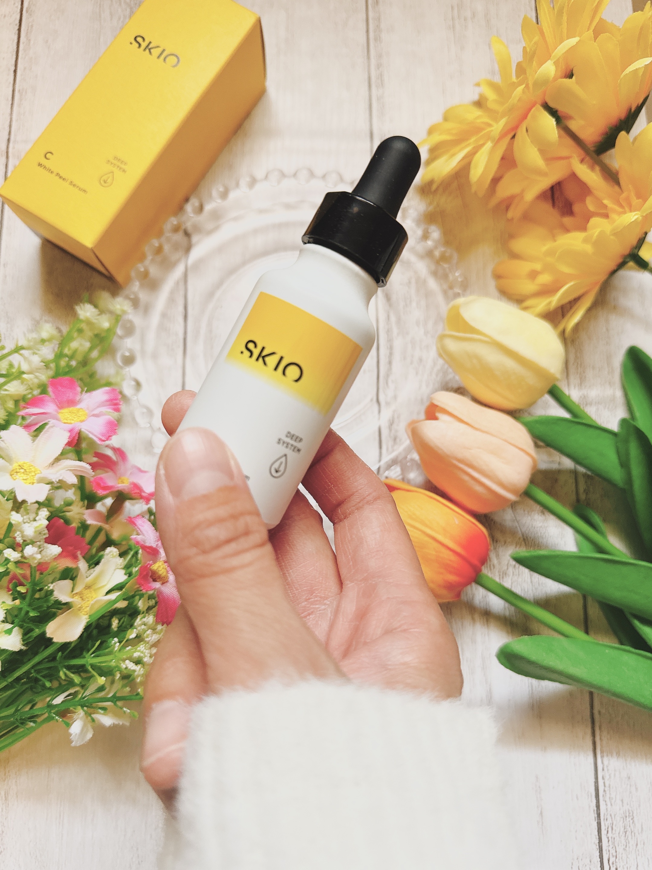 VC ホワイトピールセラム/SKIO/ブースター・導入液を使ったクチコミ（2枚目）