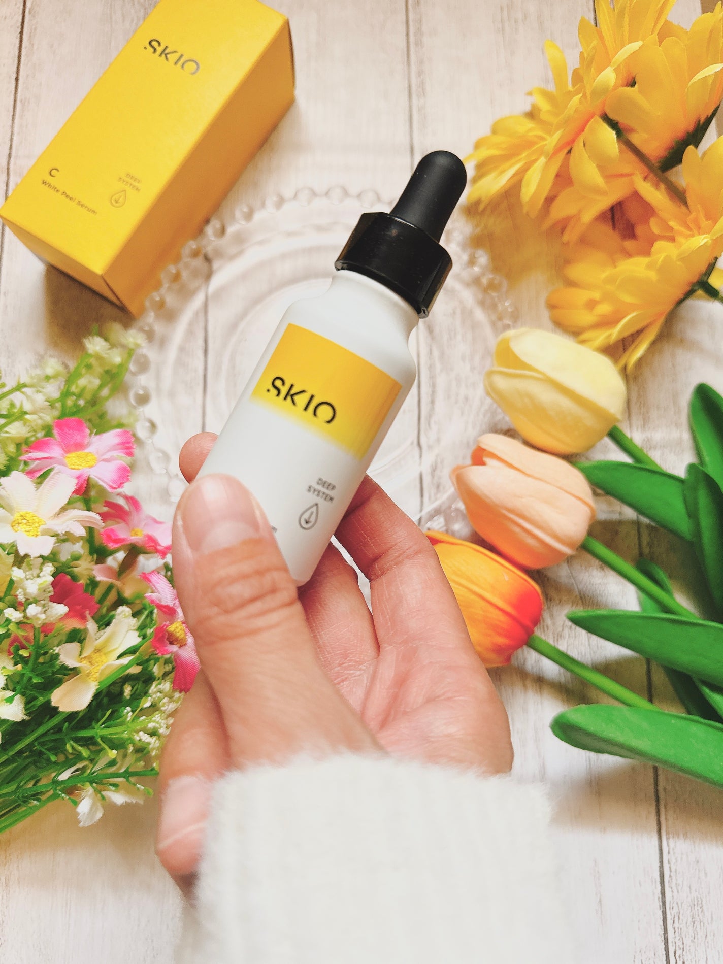 VC ホワイトピールセラム/SKIO/ブースター・導入液を使ったクチコミ(2枚目)