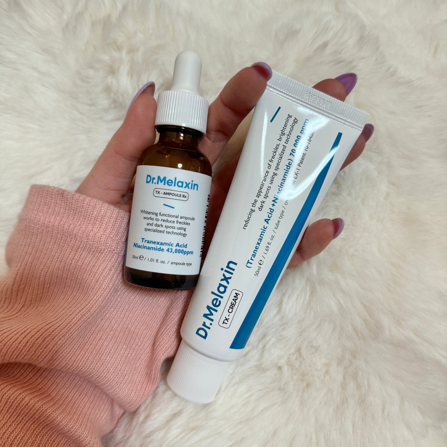 TXアンプルRX+TXクリーム/Dr.Melaxin/スキンケアキットを使ったクチコミ(1枚目)