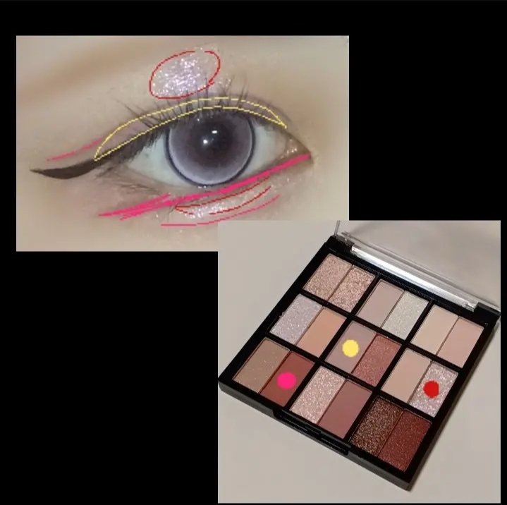 グリッターライナー(MFL リキッドアイシャドウ)/moitiful/グリッターを使ったクチコミ（2枚目）