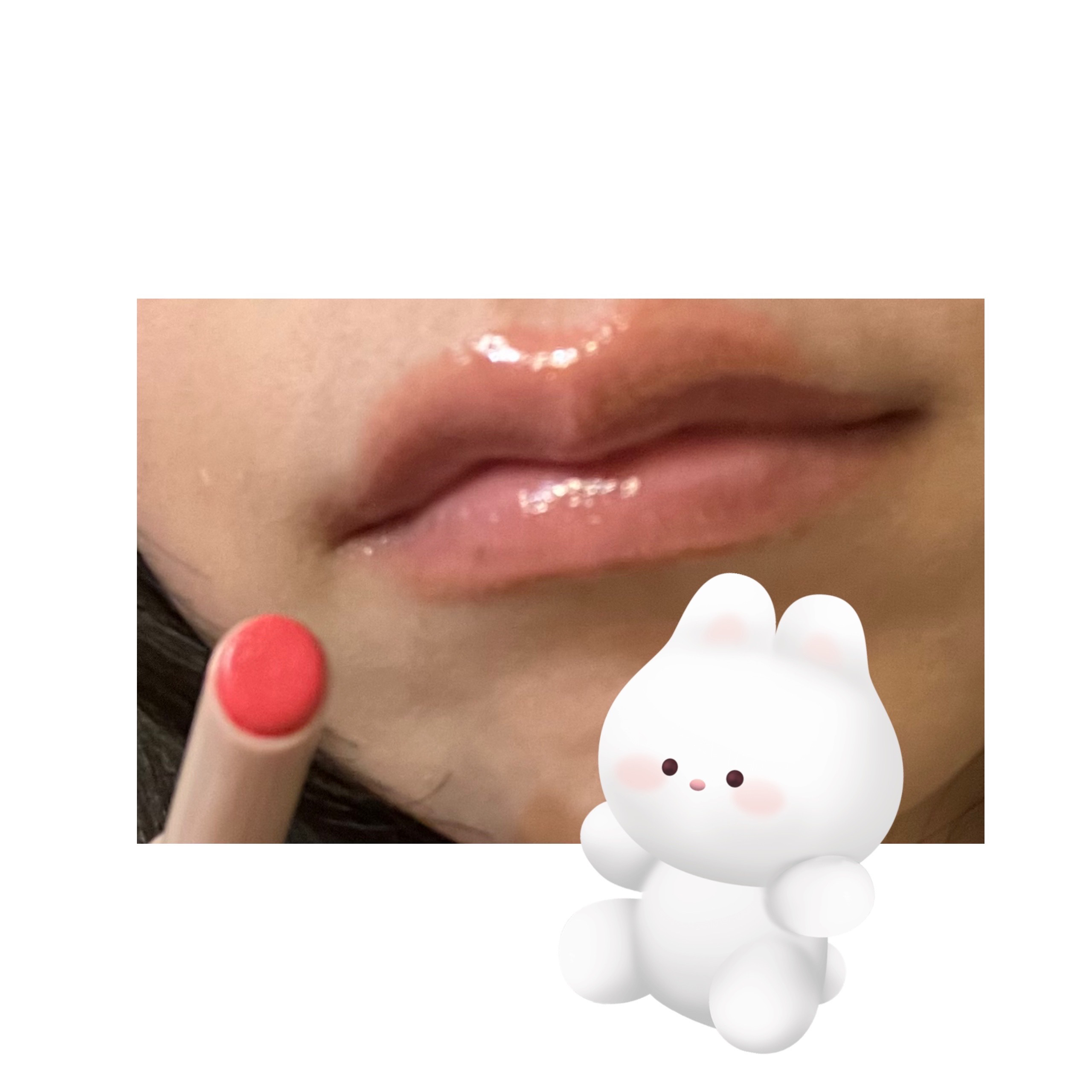 KM ジューシーティントリップカラー/Kyumme/リップティントを使ったクチコミ（2枚目）