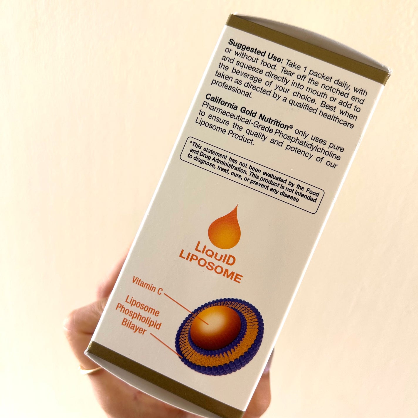 リポソーム ビタミンC/CALIFORNIA GOLD NUTRITION/健康サプリメントを使ったクチコミ(4枚目)