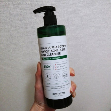 AHA·BHA·PHA 30デイズミラクルアクネボディクレンザー/SOME BY MI/ボディソープを使ったクチコミ(1枚目)