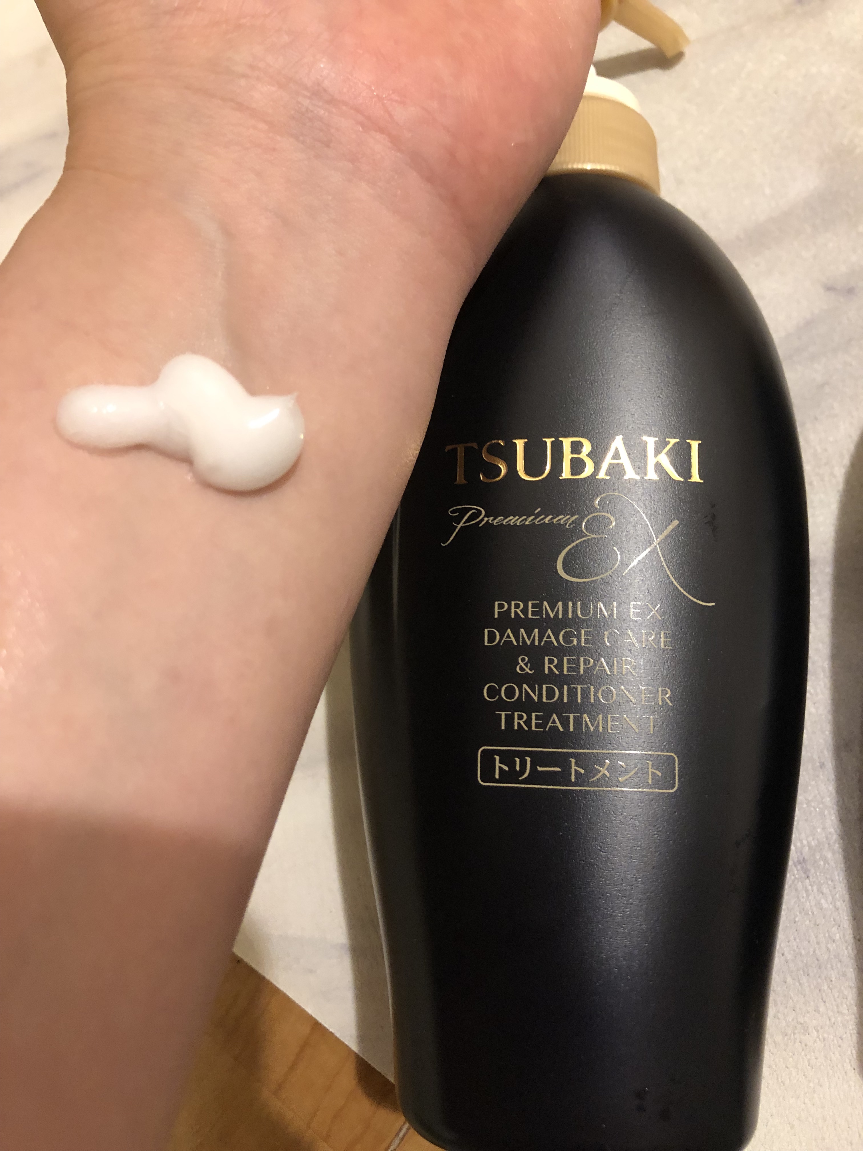 TSUBAKI プレミアムEX ダメージケア＆リペア シャンプー/コンディショナートリートメント/TSUBAKI/シャンプー・コンディショナーを使ったクチコミ（3枚目）