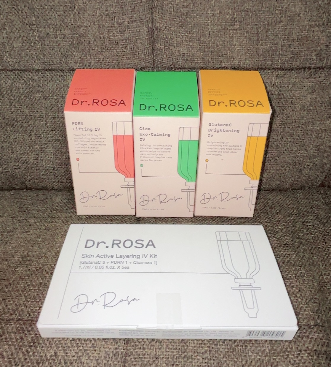 Dr.ROSA IV アンプル3種セット/Dr.ROSA/スキンケアキットを使ったクチコミ（1枚目）