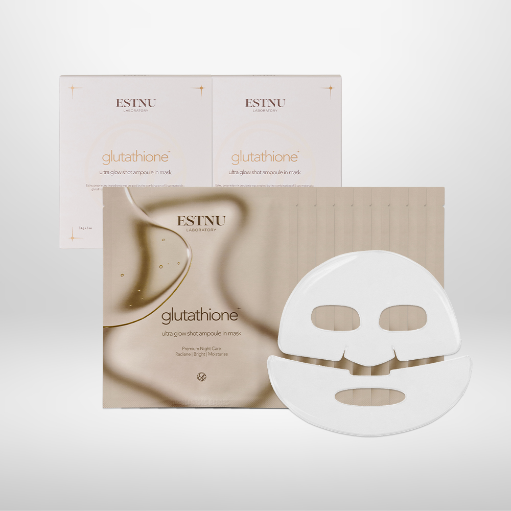 ESTHER FORMULA ESTNU GLT ULTRA GLOW SHOT AMPOULE IN MASK