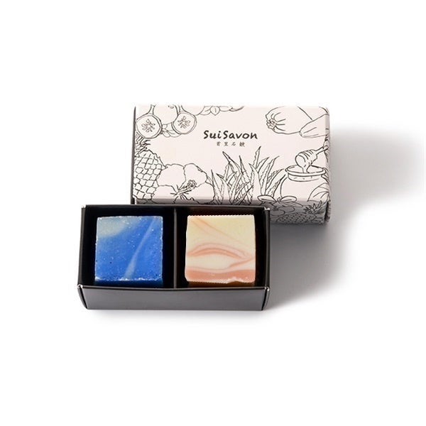 SuiSavon ボタニカルハンドメイドCUBE石鹸 桜-SAKURA-