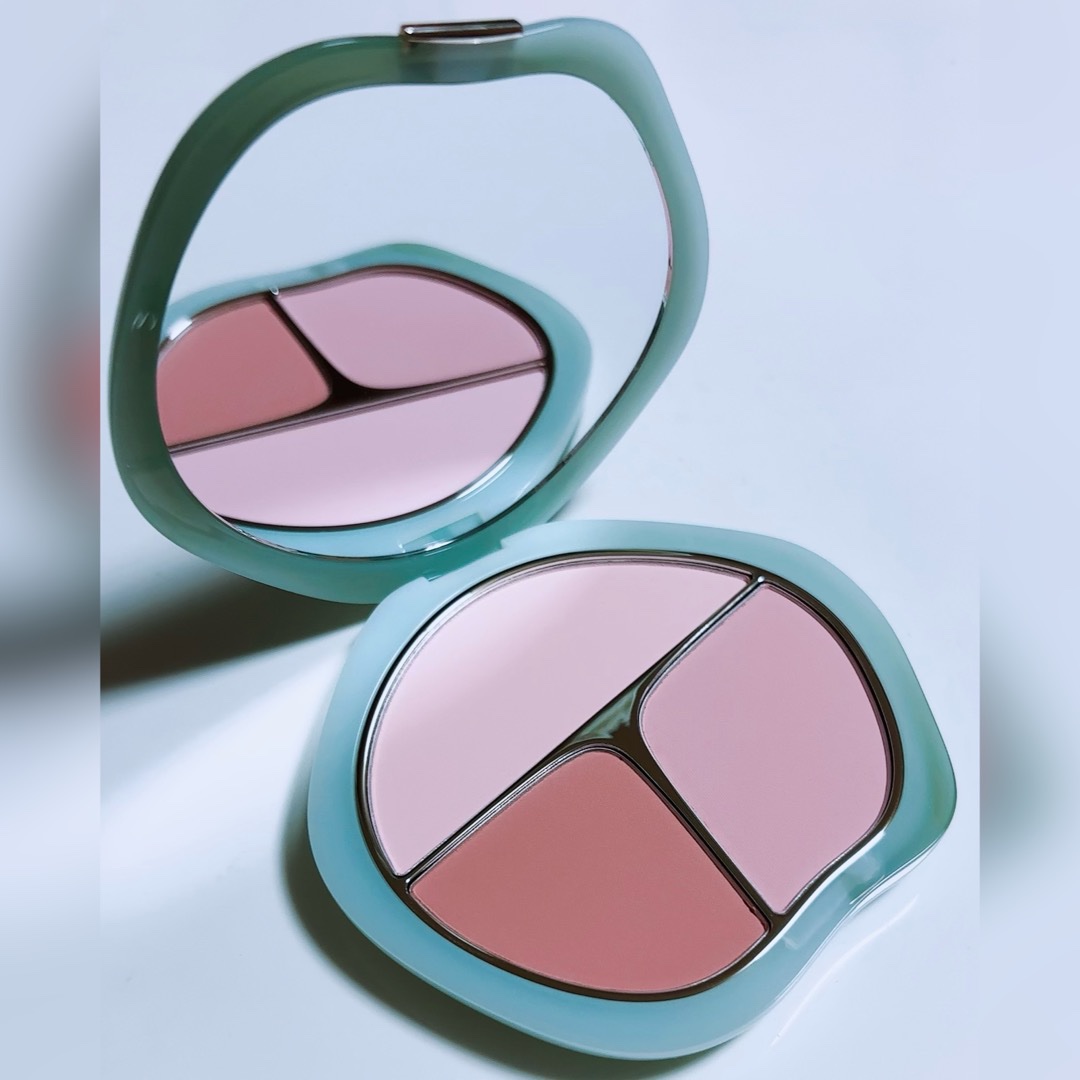 TIMAGE  3色チークパレット/TIMAGE/パウダーチークを使ったクチコミ（2枚目）