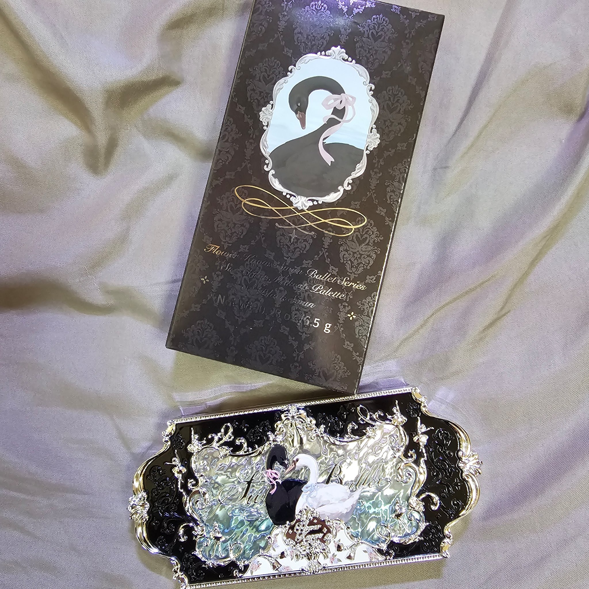 フラワーノーズスワンバレエシリーズ アイシャドウパレット/FlowerKnows/アイシャドウパレットを使ったクチコミ（2枚目）