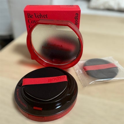 ビーベルベット カバークッション/espoir/クッションファンデーションを使ったクチコミ(2枚目)