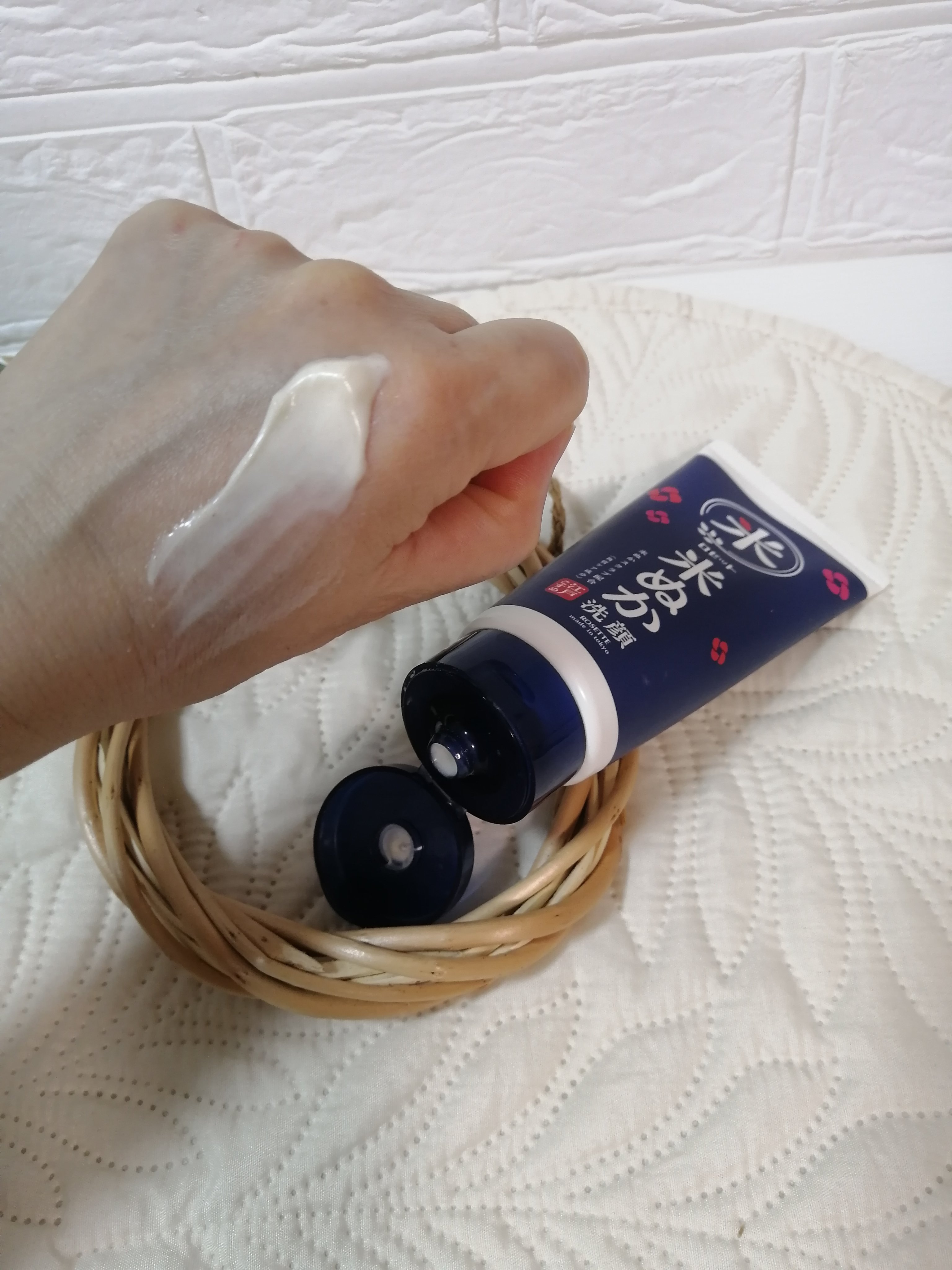 江戸こすめ 米ぬか*1洗顔[洗顔フォーム]/ロゼット/洗顔フォームを使ったクチコミ（2枚目）