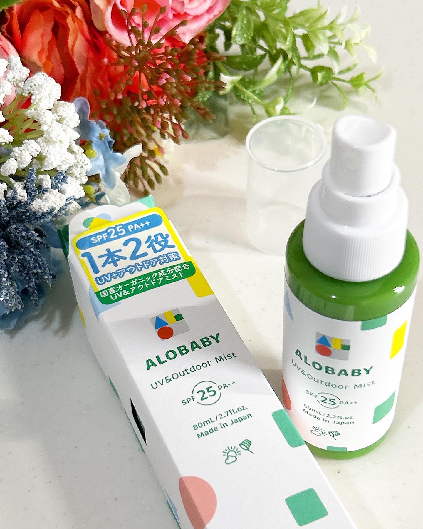 アロベビー UV&アウトドアミスト /ALOBABY/日焼け止めミスト・スプレーを使ったクチコミ（1枚目）