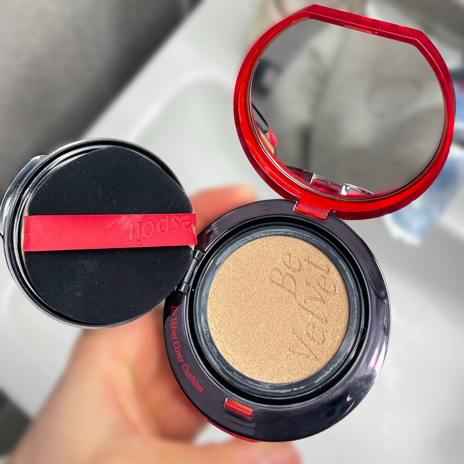 ビーベルベットカバークッション/espoir/クッションファンデーションを使ったクチコミ（2枚目）