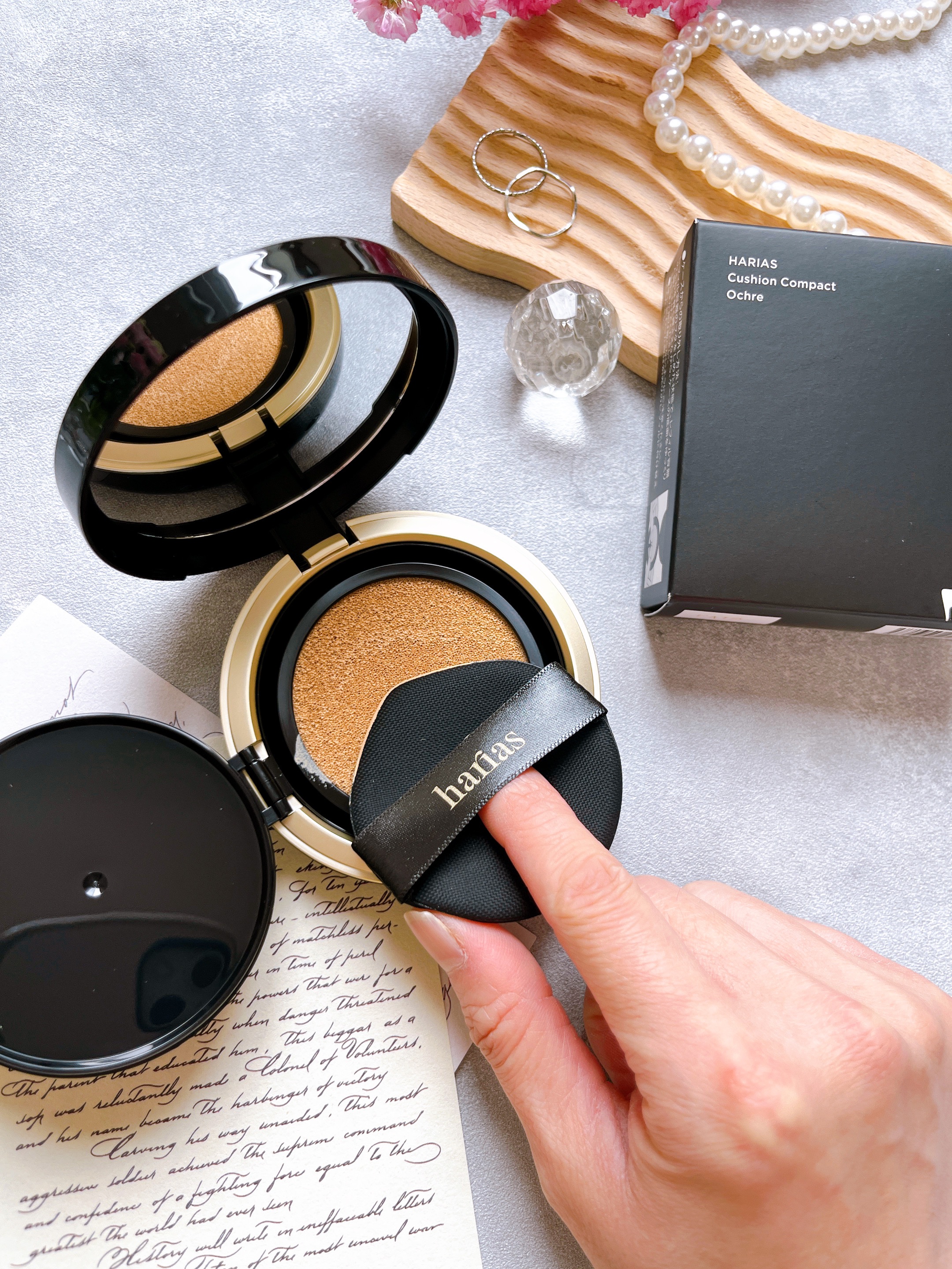 HARIAS　薬用クッションファンデーション/HARIAS/クッションファンデーションを使ったクチコミ（3枚目）