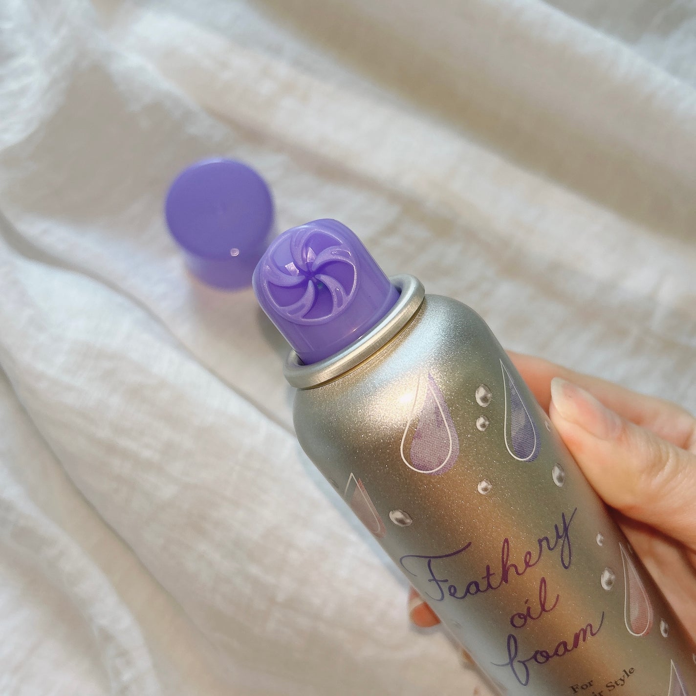 ミーアンドハー フェザリーオイルフォーム /Me&Her/ヘアムースを使ったクチコミ(3枚目)