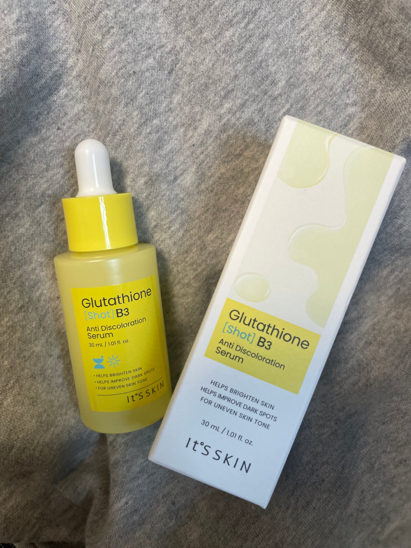 グルタチオンショットB3シミ跡セラム/It's skin/美容液を使ったクチコミ(1枚目)