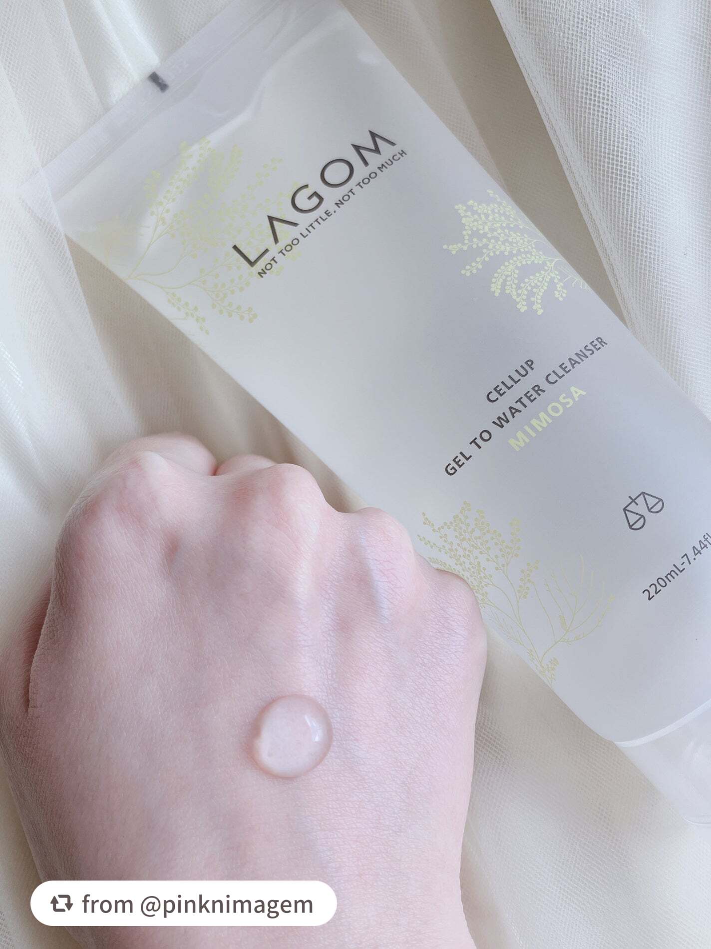 ジェルトゥウォーター クレンザー (MI)/LAGOM /その他洗顔料を使ったクチコミ(2枚目)