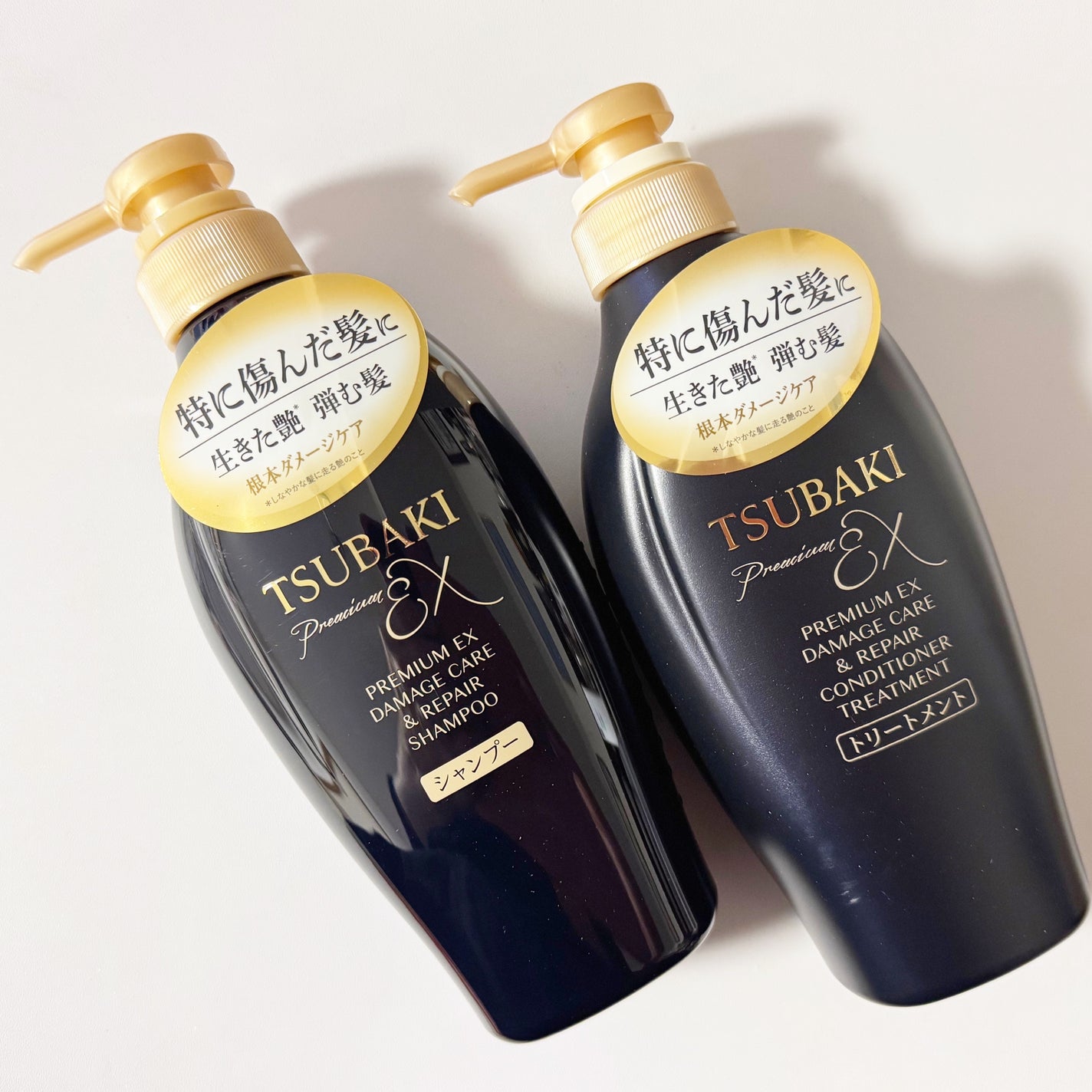 TSUBAKI プレミアムEX ダメージケア&リペア シャンプー/コンディショナートリートメント/TSUBAKI/シャンプー・コンディショナーを使ったクチコミ(8枚目)