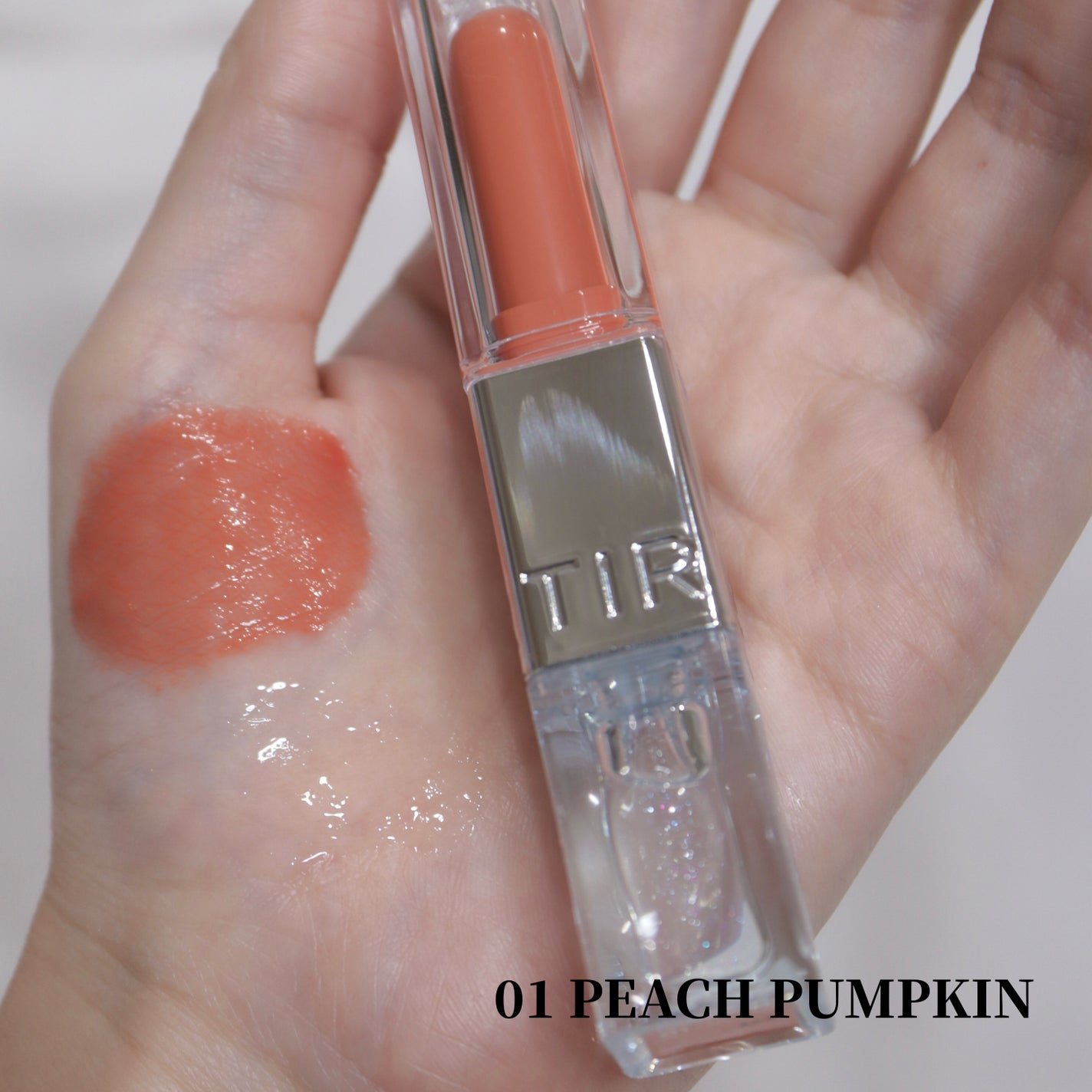 MELTING GLOW DUAL LIP/TIRTIR(ティルティル)/リップバームを使ったクチコミ(2枚目)