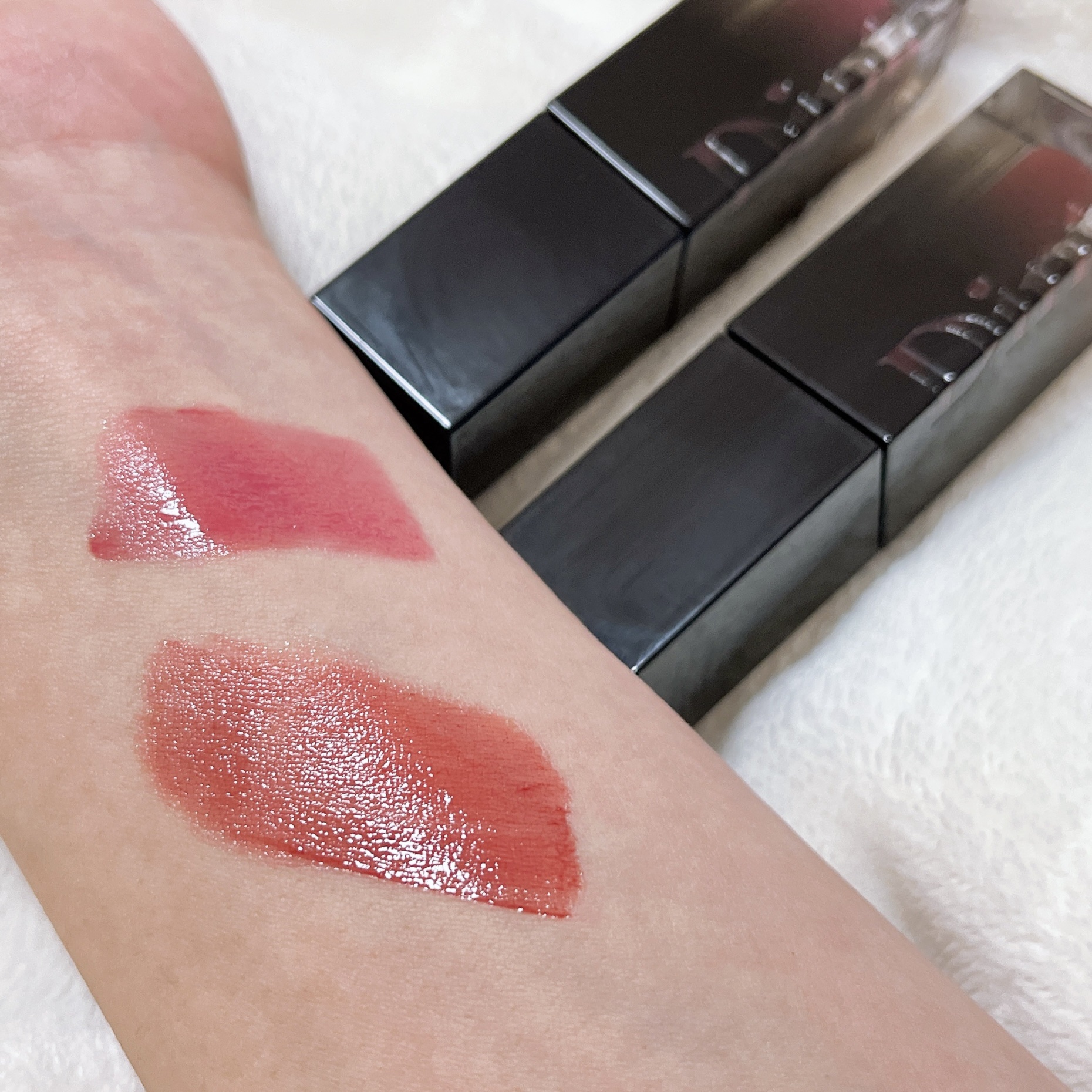 ブラーグロイリップティント 204 モデスティア/Dinto/リップティントを使ったクチコミ（2枚目）