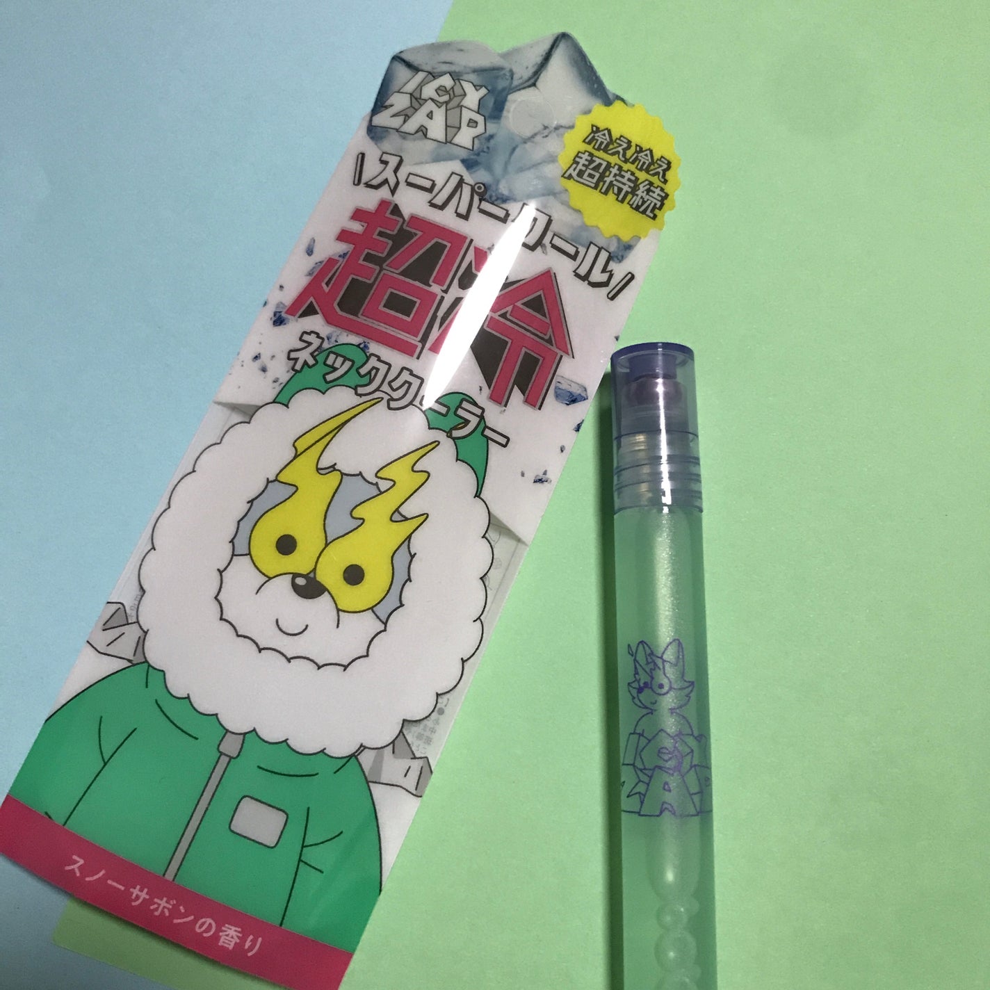 ネッククーラー スノーサボンの香り/ICY ZAP/デオドラント・制汗剤を使ったクチコミ(1枚目)