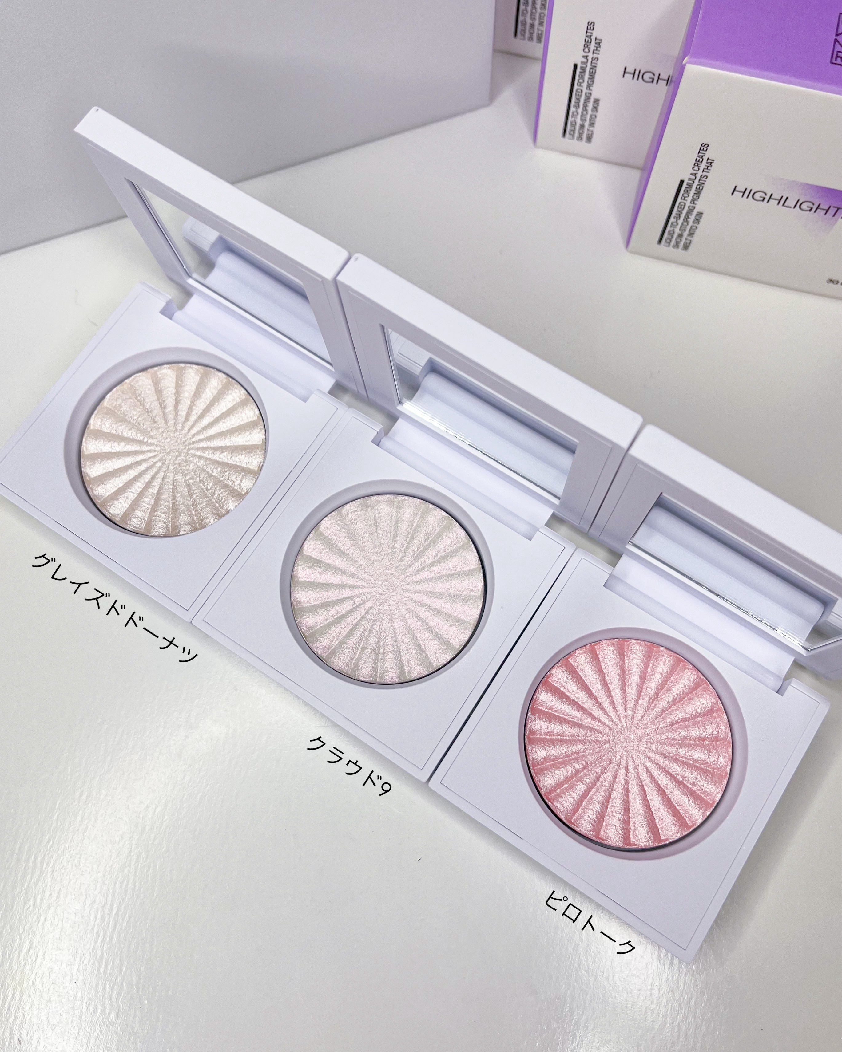 OFRA mini Highlighter/Ofra Cosmetics/パウダーハイライトを使ったクチコミ（2枚目）