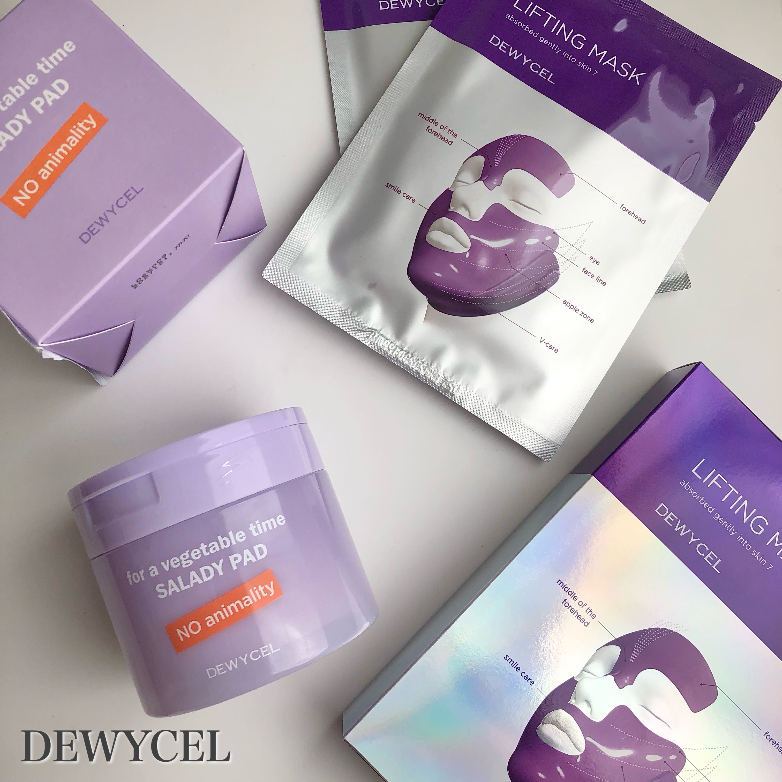 SALADY PAD 70EA/DEWYCEL/拭き取り化粧水を使ったクチコミ（1枚目）