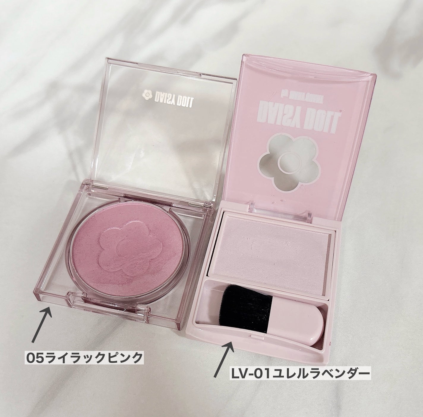 パウダーブラッシュ/DAISY DOLL by MARY QUANT/パウダーチークを使ったクチコミ(3枚目)