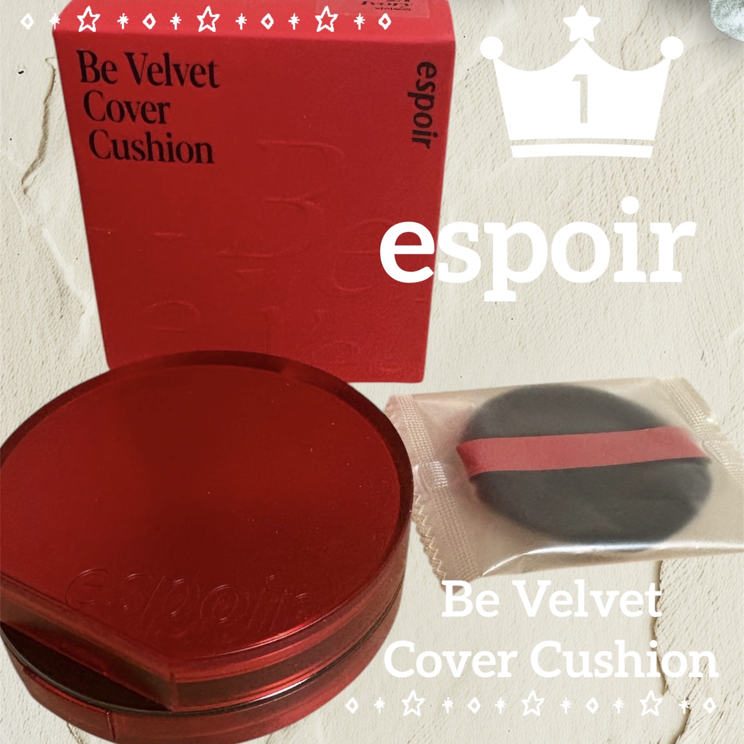 ビーベルベットカバークッション/espoir/クッションファンデーションを使ったクチコミ（1枚目）