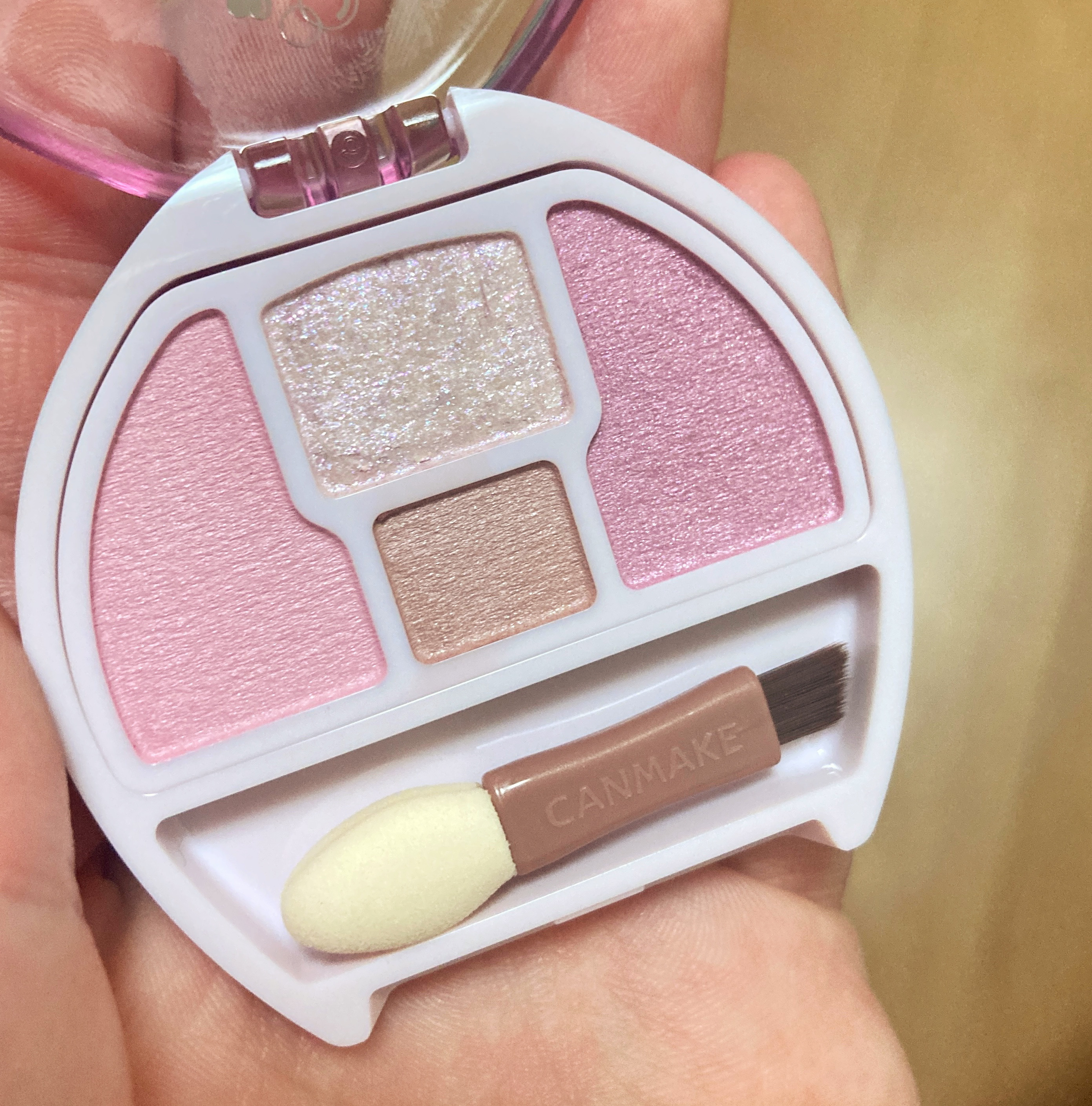 プランぷくコーデアイズ/キャンメイク/パウダーアイシャドウを使ったクチコミ（3枚目）