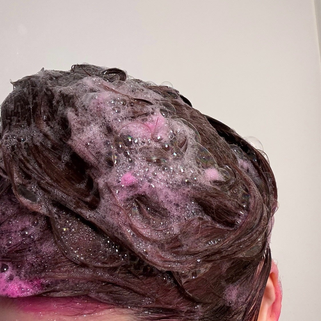 ピンクシャンプー No!More!Yellow! /アイケイ/市販シャンプーを使ったクチコミ(3枚目)