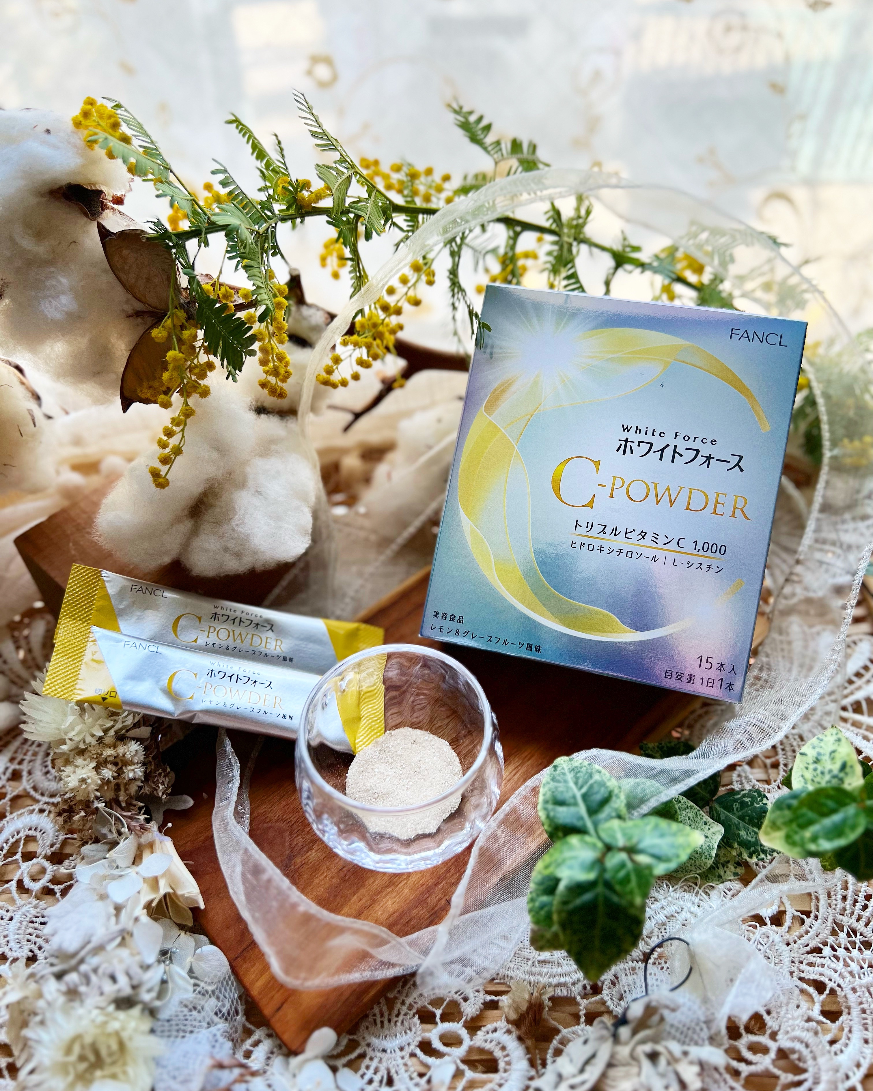 ホワイトフォース Cパウダー/ファンケル/美容サプリメントを使ったクチコミ（3枚目）