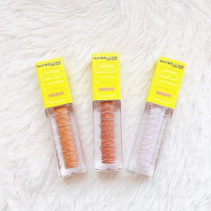 グローキッサー チークブラッシュ/グローキッサー ハイライター/MAYBELLINE NEW YORK/リキッドチークを使ったクチコミ(2枚目)