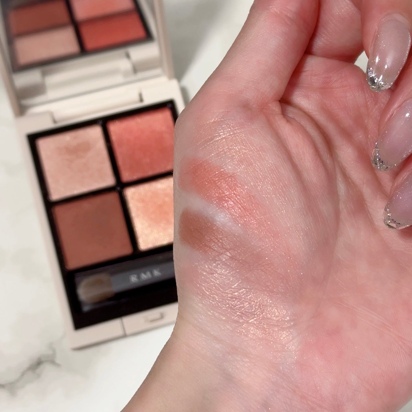 RMK シンクロマティック アイシャドウパレット/RMK/アイシャドウパレットを使ったクチコミ(3枚目)
