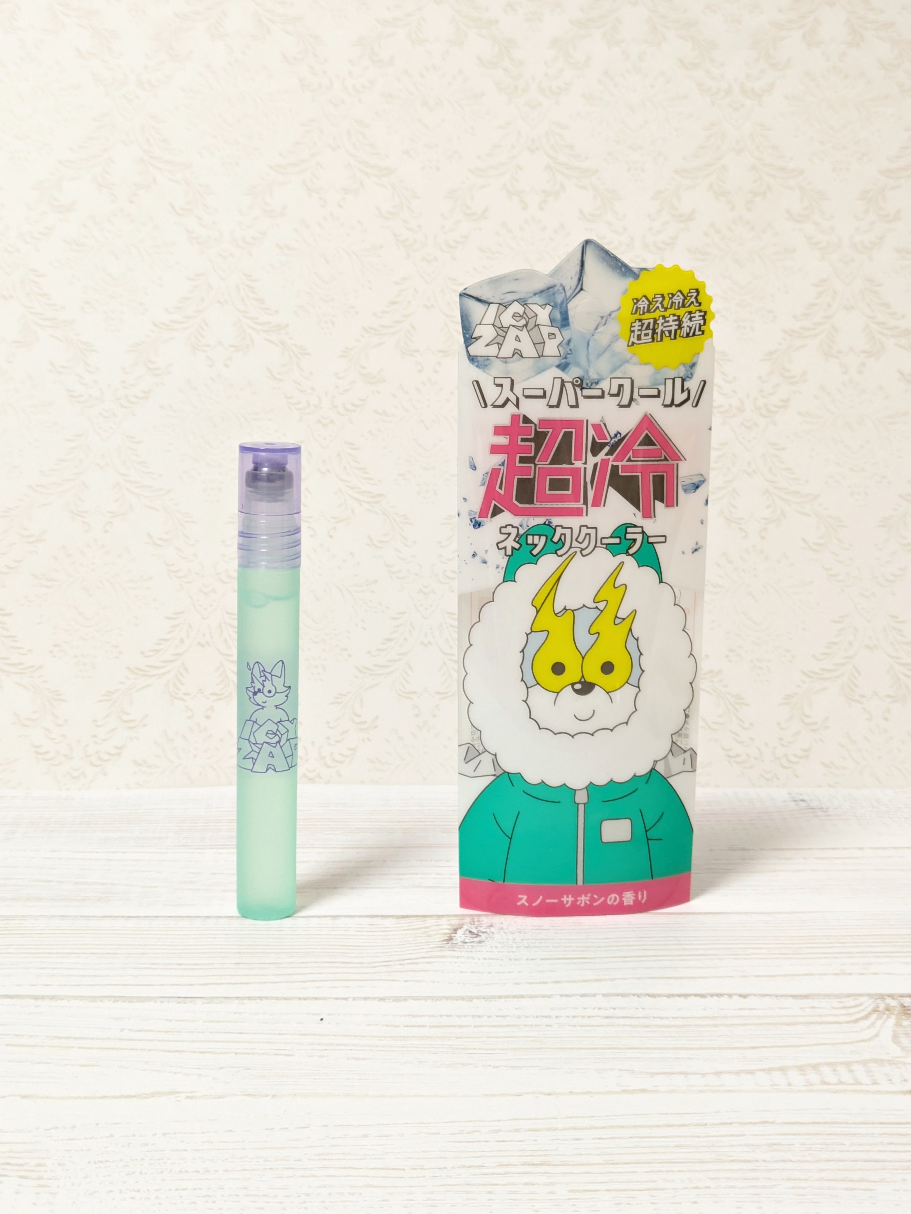 ネッククーラー スノーサボンの香り/ICY ZAP/デオドラント・制汗剤を使ったクチコミ（2枚目）