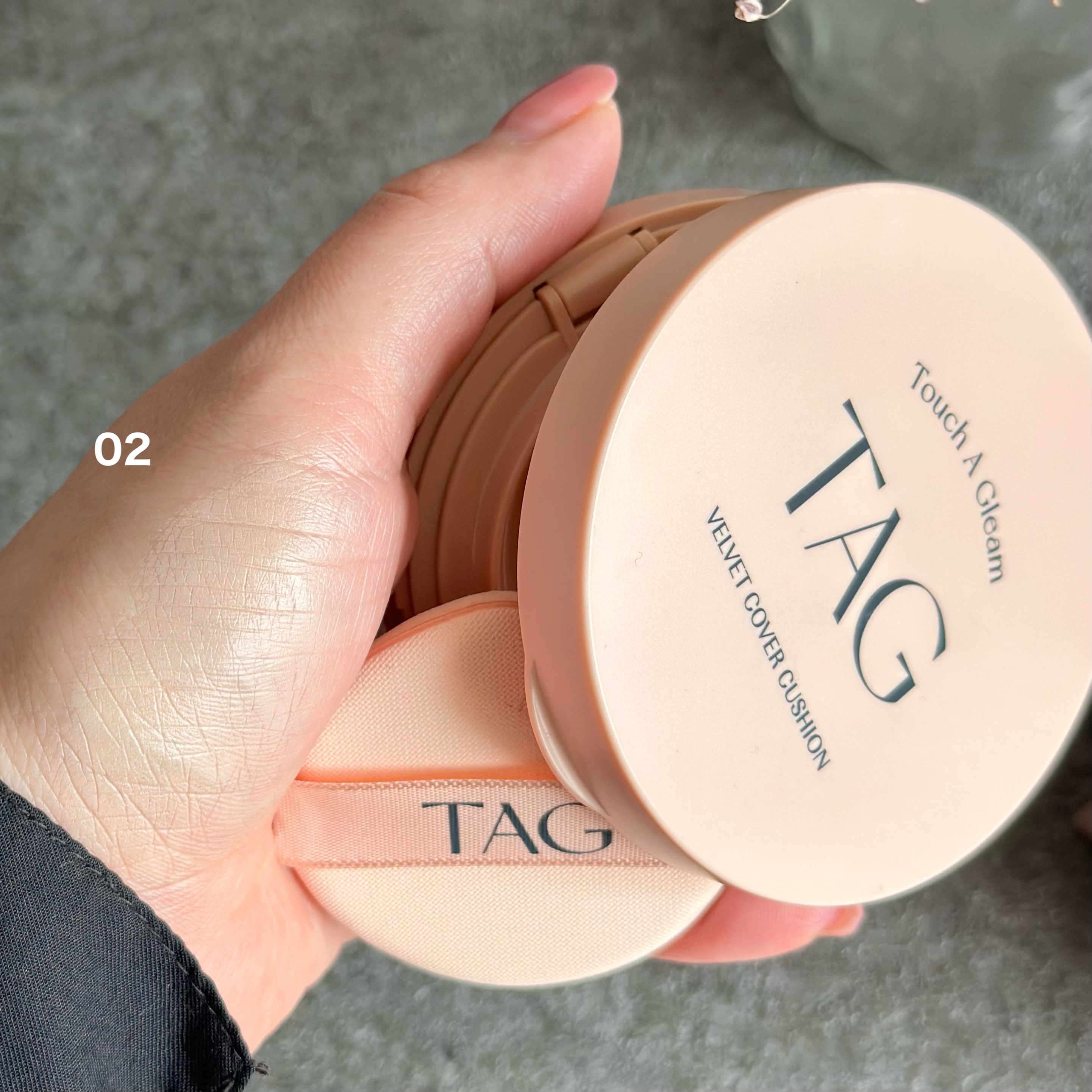 ベルベットカバークッション/TAG/クッションファンデーションを使ったクチコミ（3枚目）