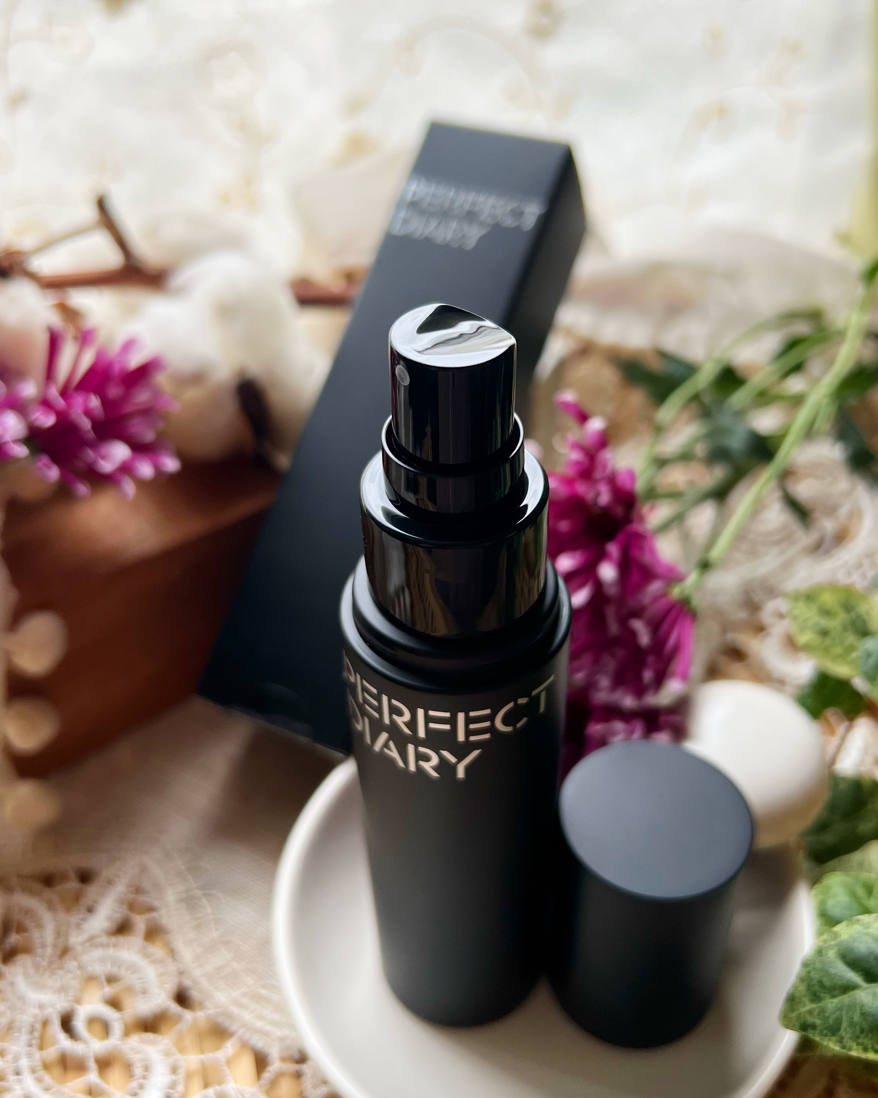 トランスルーシェント ブルーリング セッティング スプレー/PERFECT DIARY/フィックスミストを使ったクチコミ（3枚目）