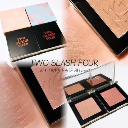 オールオーバーフェイスブラッシュ/TWO SLASH FOUR/パウダーチークを使ったクチコミ(1枚目)