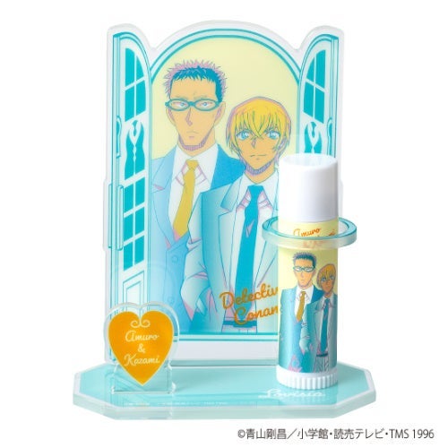 名探偵コナンリップクリーム&リップスタンドセット 安室&風見