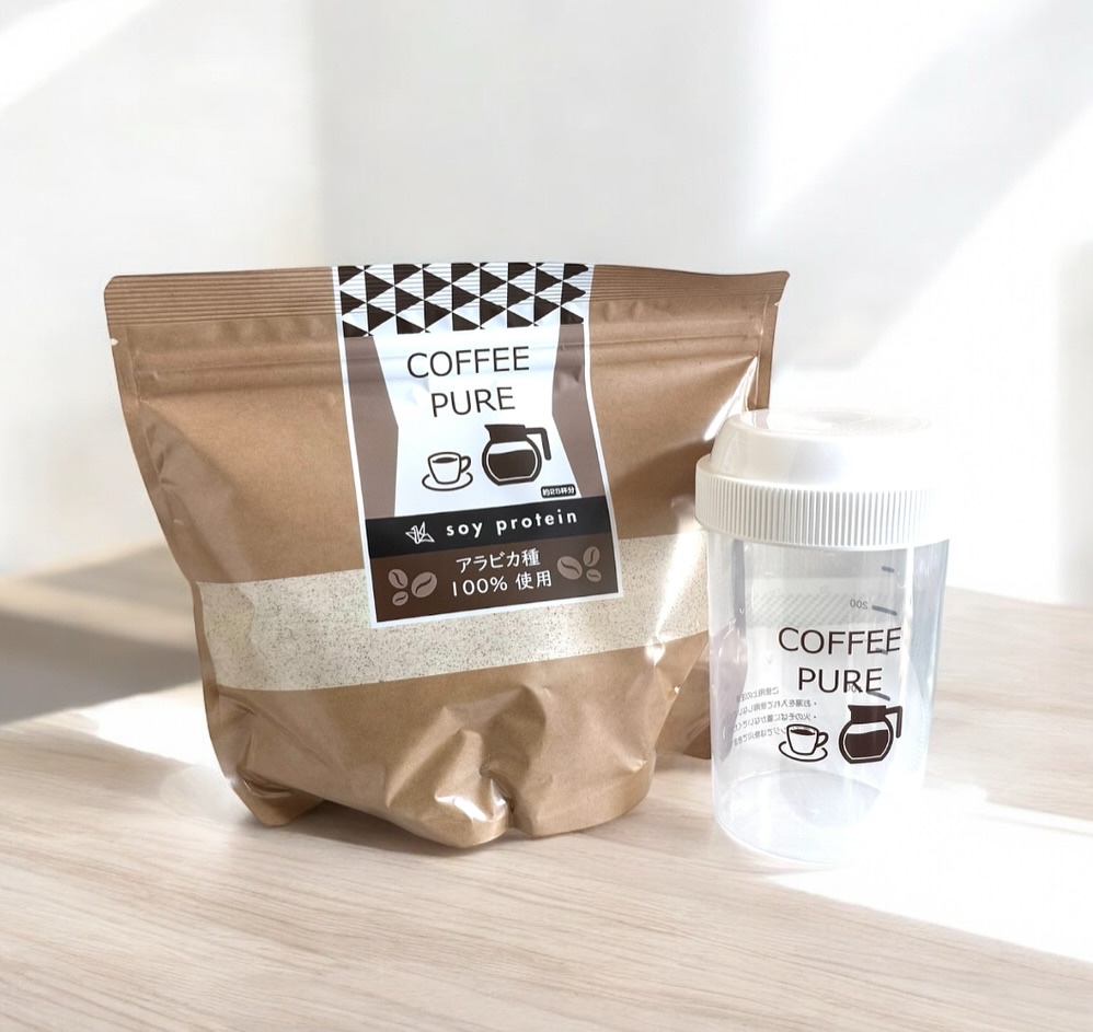 COFFEE PURE（ソイプロテイン）/ピュアパートナー/ソイプロテインを使ったクチコミ（1枚目）