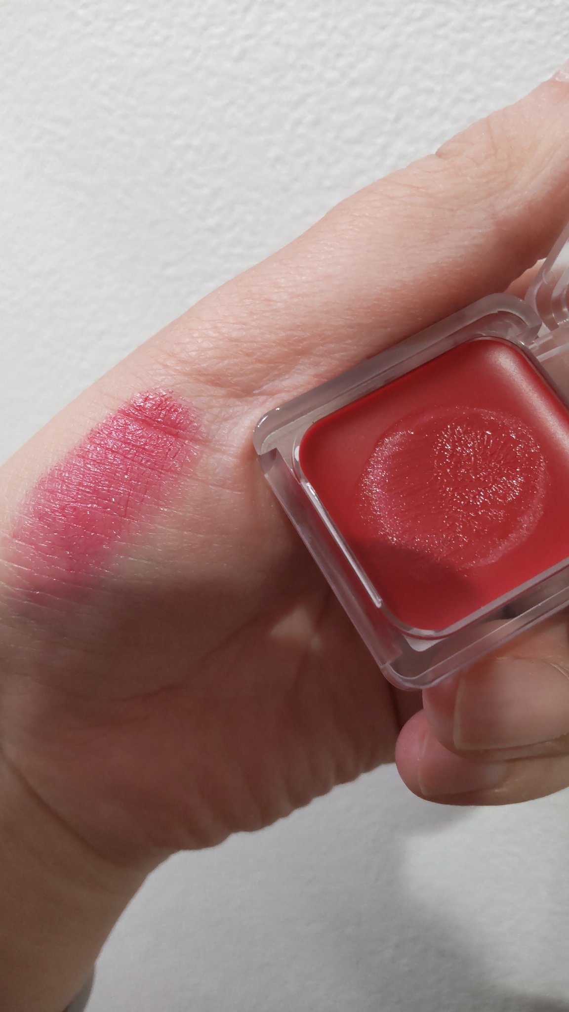 リップ ＆ チーク バーム RD40 レッド系/ちふれ/口紅を使ったクチコミ（2枚目）