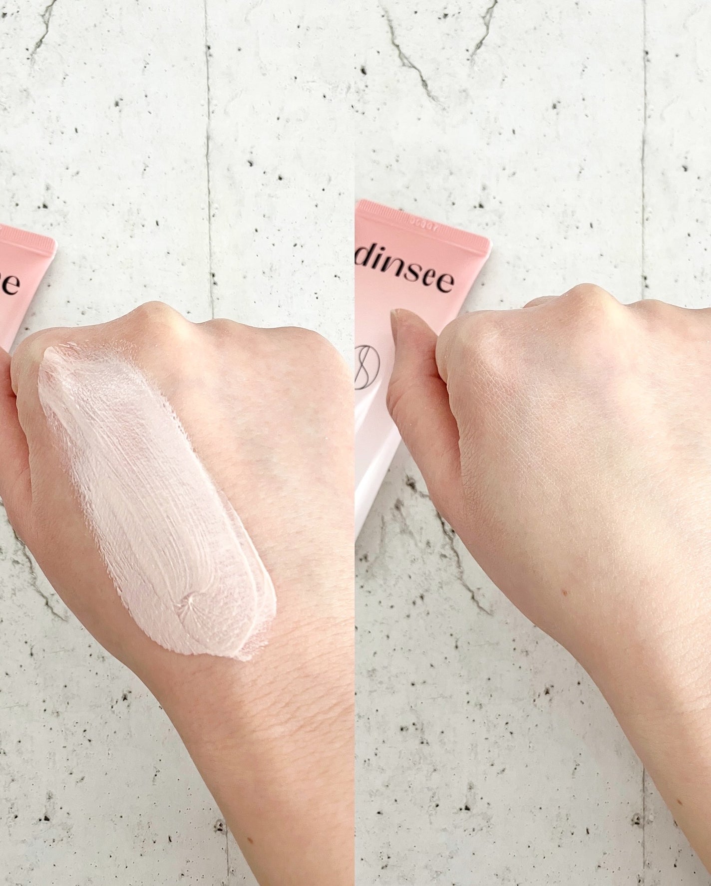 プレミ アムビーガン トーンアップ日焼け止め SPF50+PA++++/dinsee/日焼け止めミルクを使ったクチコミ(3枚目)