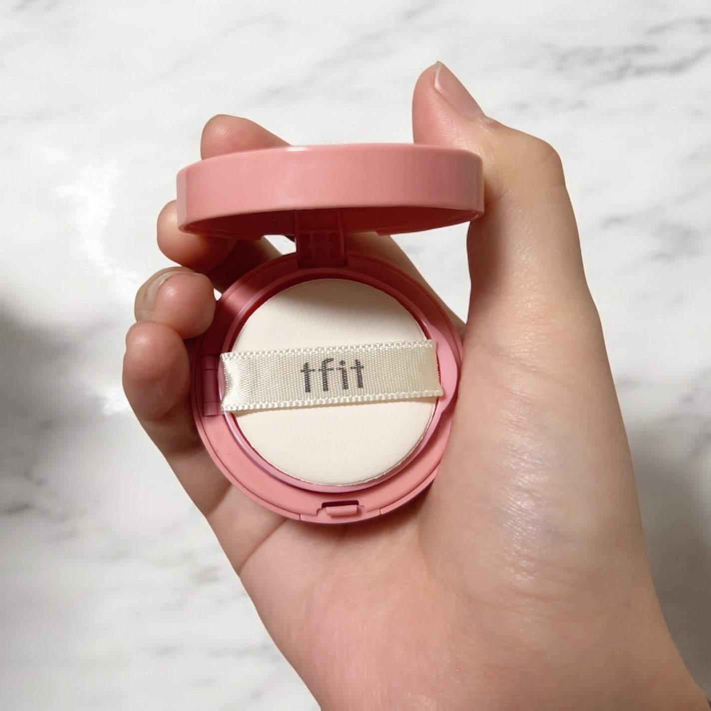 フラッフィーベルベットクッションチーク /TFIT/ジェル・クリームチークを使ったクチコミ(2枚目)